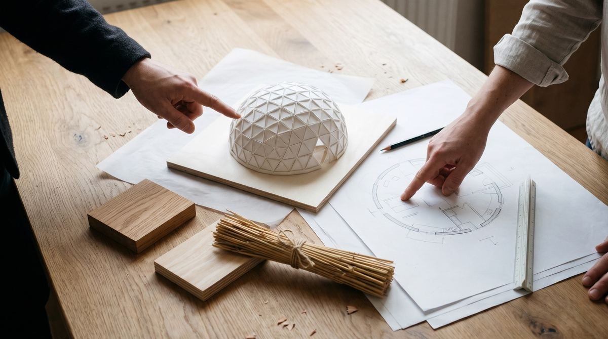 Dome model and drawings