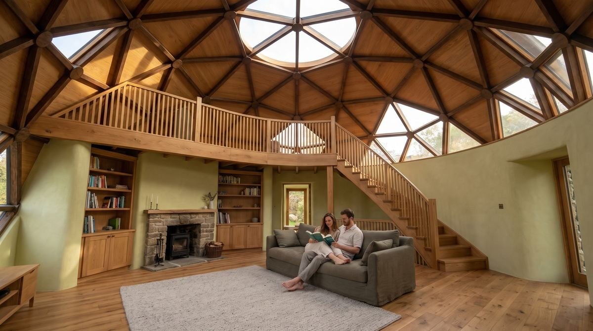 Living in a round house: layout, furniture and light