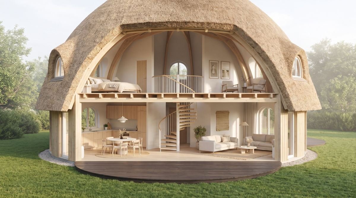 An A++ dome: warmth, ventilation and running costs